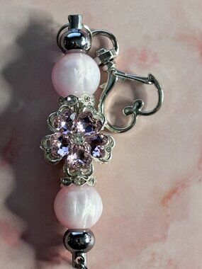 #118 Handmade Beaded Purse Charm/Keychain